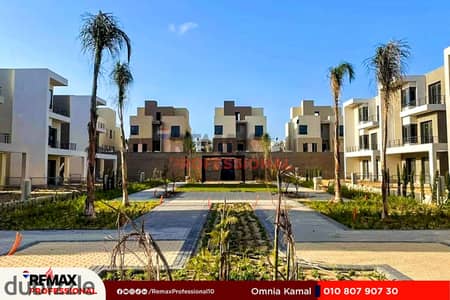 Open view of the plaza villa for sale 427 m in palm hills