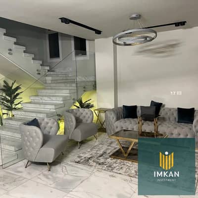 Duplex 220m + 95m garden for sale in installments in a compound in front of Rehab Duplex 220m + 95m garden for sale in installments in a compound in front of Rehab