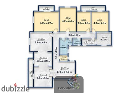 مكتب للايجار فى السلطان حسين - الاسكندرية