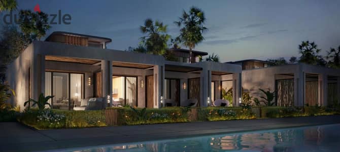 38 sqm fully furnished cabin with terrace for sale in Amwaj North Coast