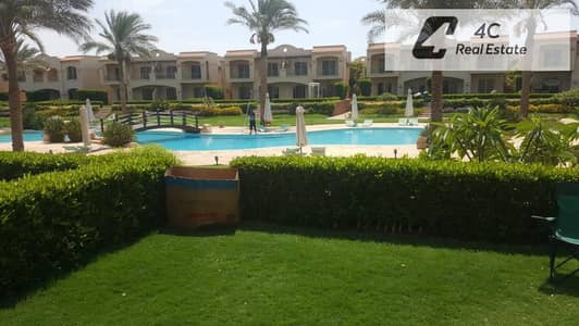 READY TO MOVE, a fully sea view chalet with garden, fully furnished and equipped for sale in Ain Sokhna, in La Vista 6. Located next to Telal Sokhna