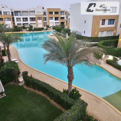 شاليه للبيع في بافو 2، ازها لسخنة، بمساحة 100 متر مربع أقل من سعر السوق،  فيو على لاجون استلام فورى