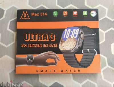 smart watch ultra 3 - شاشه كبيره - بطاريه قويه