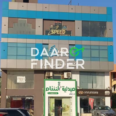 مكتب للإيجار متشطب بالكامل بالتكييفات | واجهة على الشارع | الحي الأول – الشيخ زايد