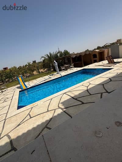 فيلا الهنا فى 6 اكتوبر مجهزه بالكامل للايجار اليومى للاسر او العائلات  طريق الاسكندرية الصحراوي الريف الاوربي