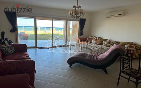 Chalet for Sale – Ground Floor with Garden – Fully Furnished with Appliances & Air Conditioners – First Row on the Sea – Immediate Delivery – La Luna