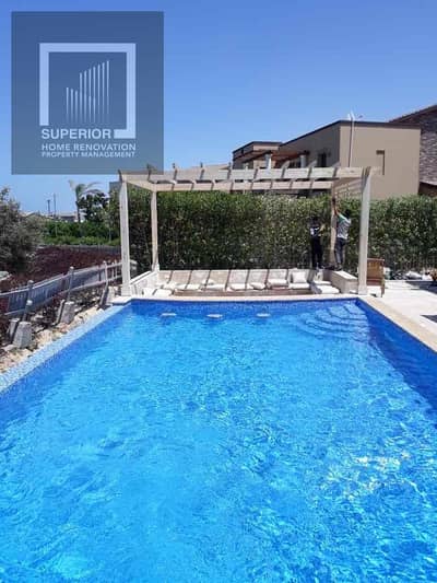 For Rent – Standalone Villa in Marassi – Verona  Prime view over Lagoon & Palma Pool 