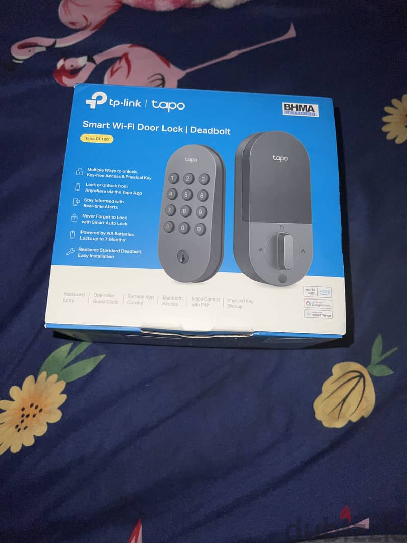 TP-Link Tapo DL100 Smart Wi-Fi Door Lock – Keyless & App Controlled 1
