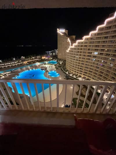 Chalet for daily rent in Porto Sokhna (Khefren Tower) | Sea and pool view 