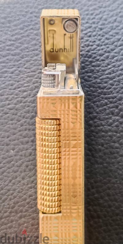 ولاعه دانهيل dunhill سويسري  طلاء ذهب