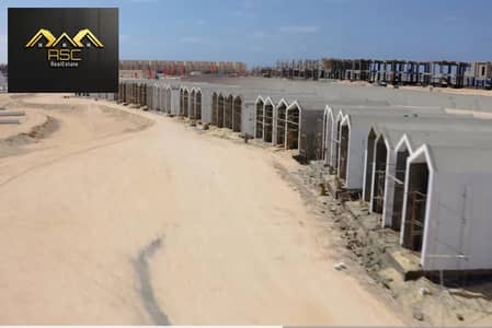بسعر شاليه – لوفت (تاون هاوس) 95م للبيع في دى باي D-Bay - صف أول لاجون - لوكيشن مميز جدًا قريب من الشاطئ - تشطيب سوبر لوكس