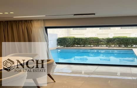 Furnished apartment with garden&pool for rent lake view