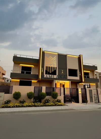 Finished basement apartment for sale in the Ninth District, 200 sqm + 150 sqm garden, original owner, on Al Bostan Main Street, Zayed 3 entrance, next