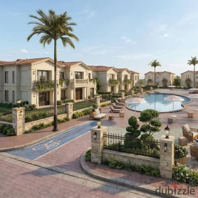 فيلا مستقلة 285 متر بالتقسيط في الحزام الاخضر كمبوند سكون بسعر 12 مليون بمقدم 10% على 7 سنين