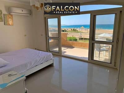 Chalet 3 bed in Telal Ain Sokhna village, fully finished, double view