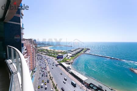 شقة للبيع 600 م سان ستيفانو (على البحر مباشرة - برج النحاس)