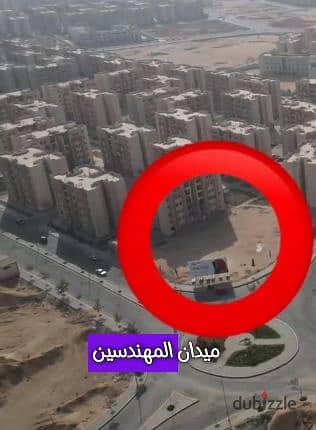 مكتب اداري للبيع 45م في العبور علي ميدان المهندسين مباشرة بالتقسيط علي 72 شهراً
