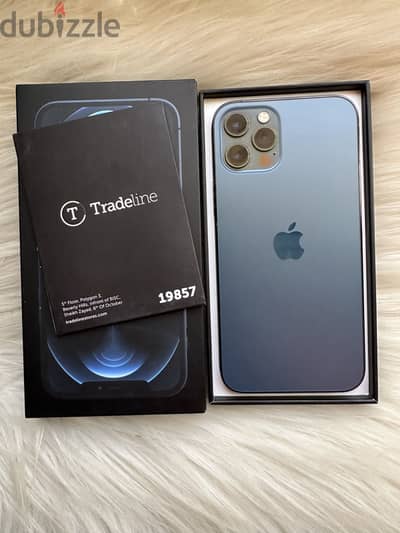 Iphone 12 pro 256 giga with box and charger (tradeline)