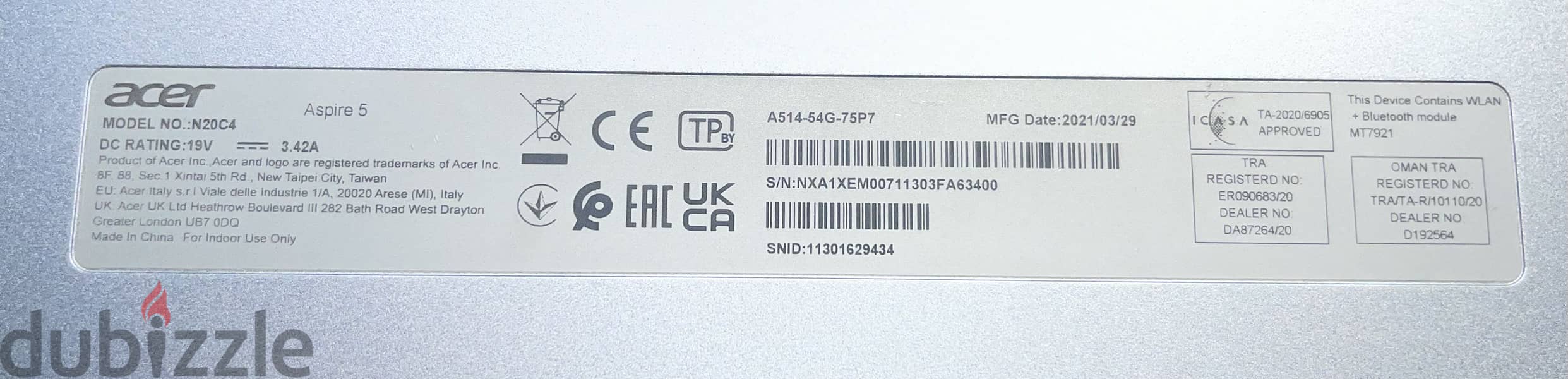 acer aspire 5 16 gb ram 7