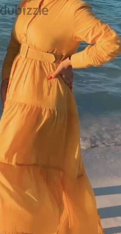 دريس لونه مشمشى يلبس من ٥٠ ل ٨٥ ك