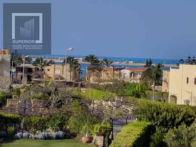 Villa for sale – Yaqouta Model, third row on the lagoon, with a panoramic sea and lagoon view.