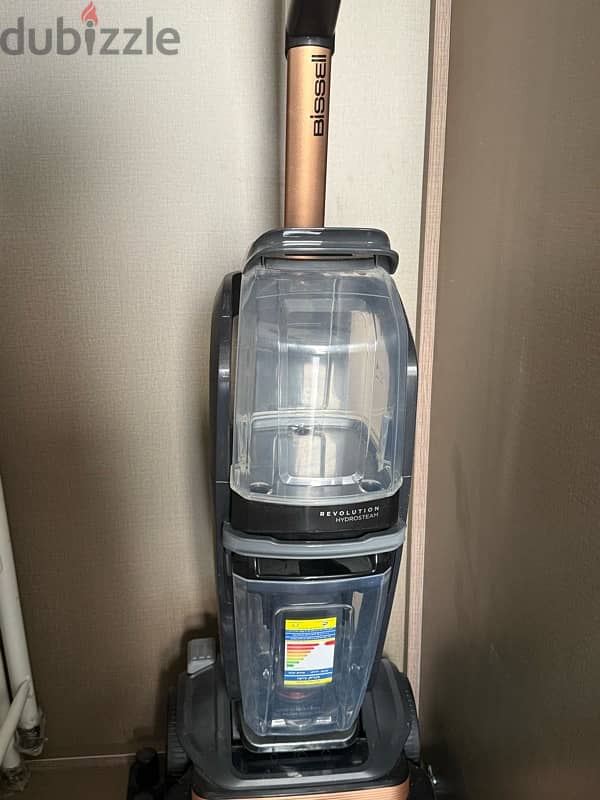 Bissel Revolution HydroSteam Deep Cleaner,Titanium/Black 1