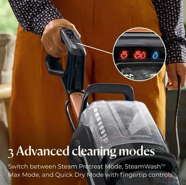 Bissel Revolution HydroSteam Deep Cleaner,Titanium/Black 13