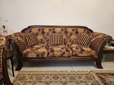 living room set - طقم انتريه خشب