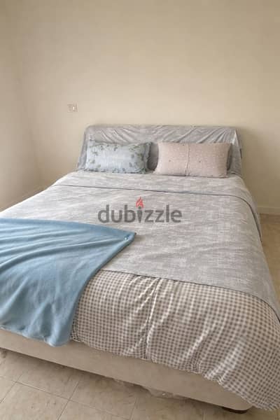 Double bed from IKEA with mattress
