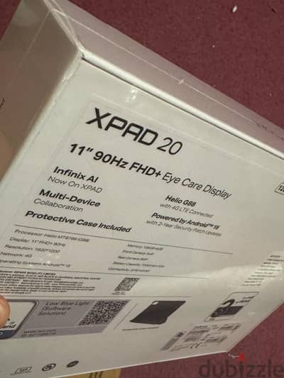 Tablet Infinix XPAD 20 sealed  تابلت انفنكس جديد لم يفتح حتي التغليف