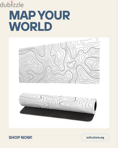 Topographic mouse pad