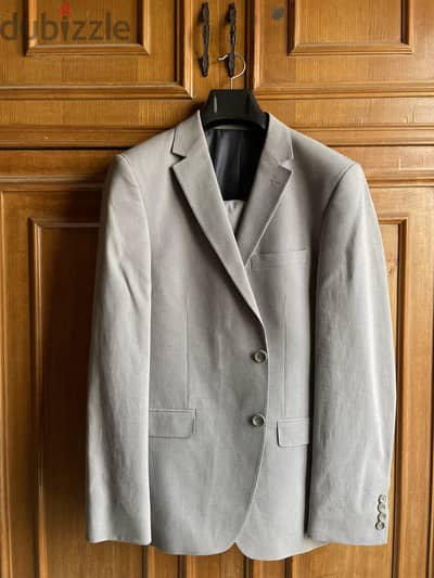 Formal Grey Suit (New) - Brandhouse (Made in Turkey) - Size 52