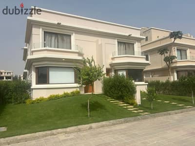 Twin house for rent in top view compound at New Cairo