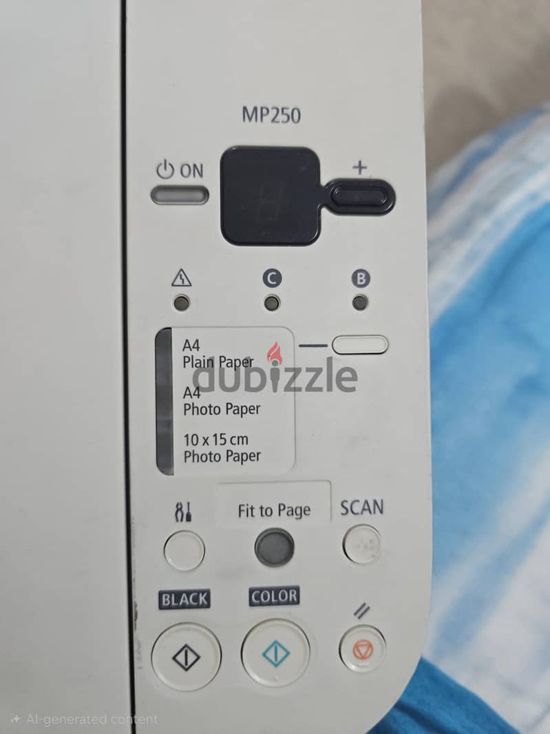 Canon PIXMA MP250 2
