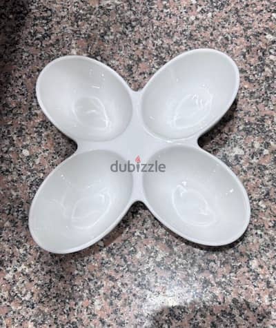 Porcelain nut, raisin/other holder