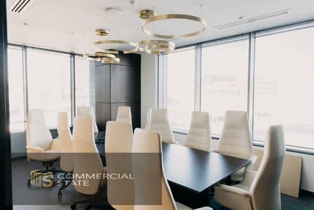 Finished Office at Cairo Festival City 580m for Rent -New Cairo