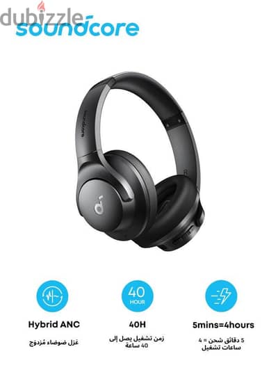 Soundcore Q20i Hybrid Active Noise Cancelling