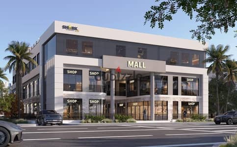 عيادة 49م للبيع في Shark Mall – الشروق – تشطيب كامل – موقع مميز