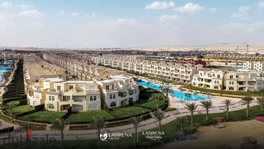 شاليه للبيع متشطب بالكامل في لاسيرينا بالم بيتش اجمل بحر في العين السخنه فيو بحر بمقدم 10% وتقسيط على 6 سنوات بدون فوائد