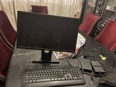 شاشه و كي بورد و دوكستيشن dell