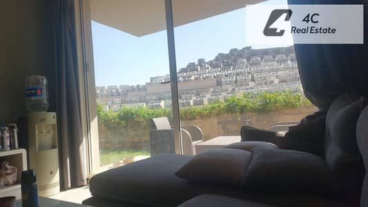 A great opportunity to own a ground chalet in IL Monte Galala – Ain Sokhna, featuring a sea view, private garden, and full furnishing with appliances