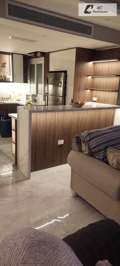 apartment for rent in Hyde Park, offering a practical layout and high-quality finishing with kitchen and ACs in one of New Cairo