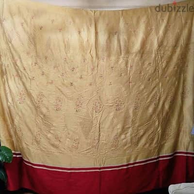 ستاره أورجانزا بيج ونبيتي مطرزه جديده  المقاس: عرض 6 م × 2.6 م طول