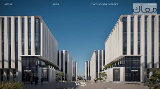 Administrative office for sale, 130 sqm, with a 10% down payment, offering high ROI, in New Cairo (Fifth Settlement) with Waterway