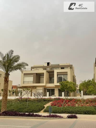 للبيع فيلا توين هاوس 385 م 4 غرف نوم بافضل تقسيمة واقل توتال سعر فى الماركت فى كمبوند بالم هيلز نيو كايرو التجمع الخامس Palm Hills New Cairo