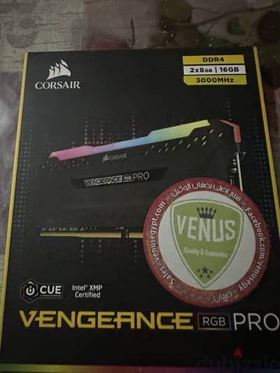 2*8GB =16 GB CorsairDDR4  3000mhz