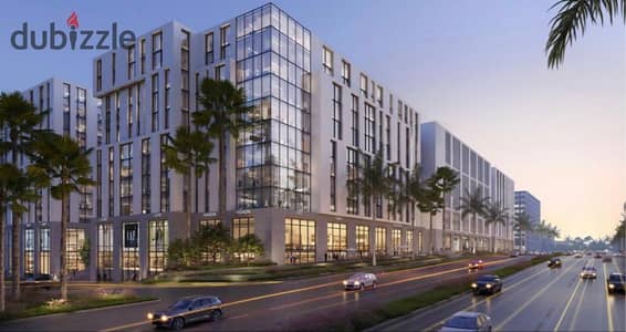 Lowest price for an office directly on the main axis in Sheikh Zayed City, next to Mall of Arabia — Ever West