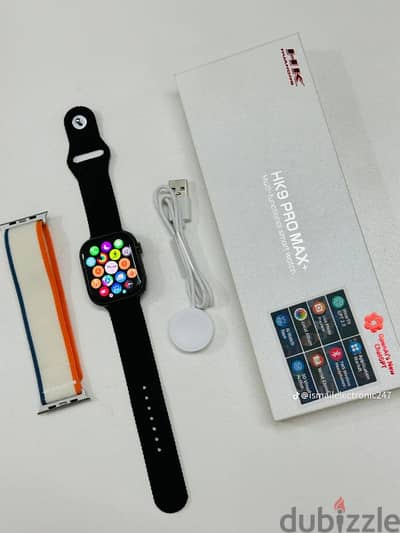 ساعه سمارت +Hk9 PRO MAX جديده وبحاله ممتازه