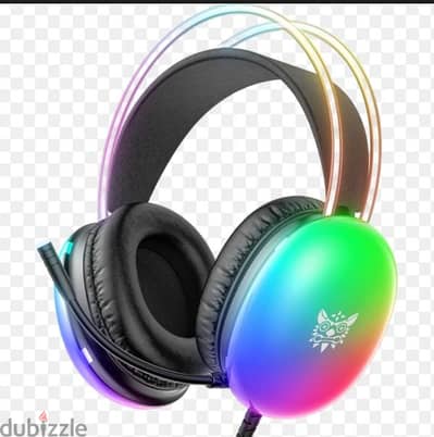 سماعه جيمنج Onikuma x25 RGB مستعمله