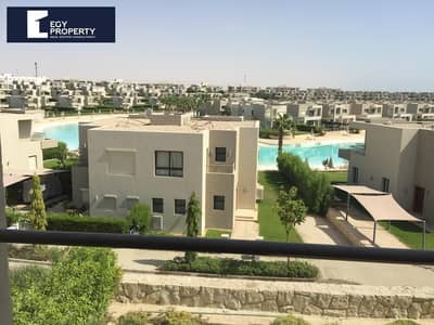فيلا توين هاوس للبيع في ازها العين السخنة ع البحر مباشرة متشطبة بالفرش وجاهزة للمعاينة